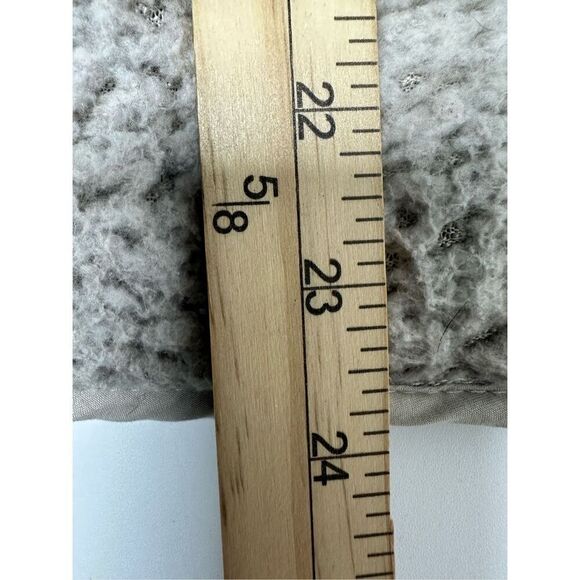 Thread & Supply Women’s Sherpa 1/4 Zip Sweater Pullover Gray Beige Size XS - Picture 8 of 11